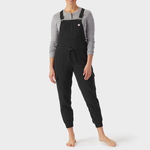 Duluth Trading Company Women's Souped-Up Sweats with Storm Cotton Overalls M